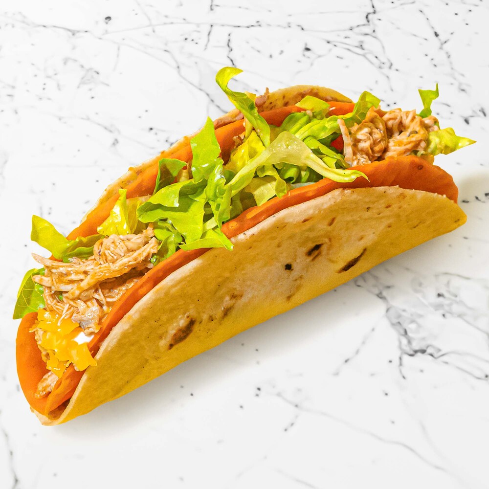 Shredded Adobo Chicken Double Decker