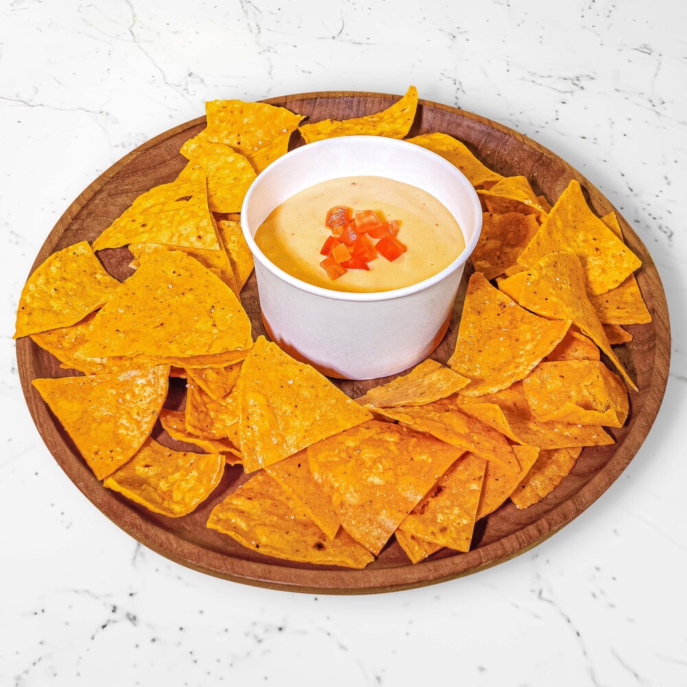 Chips and Texas Queso Dip